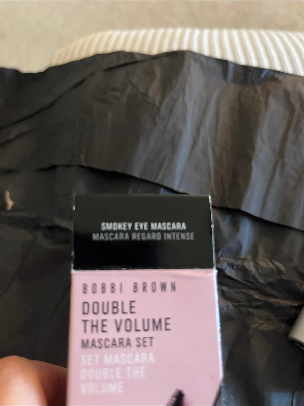 NIB Bobbi Brown Double The Volume Mascara set- 2 full size mascaras, black